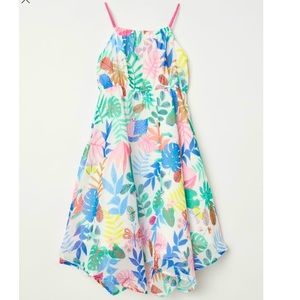 H&M Girl’s Sleeveless Maxi Chiffon Print Dress 8